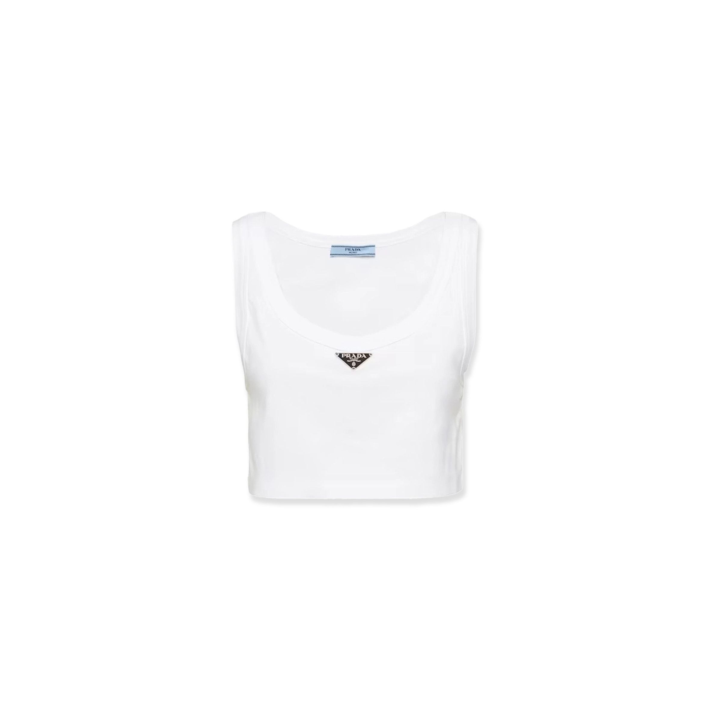 PRADA JERSEY CROPPED TOP 39546C